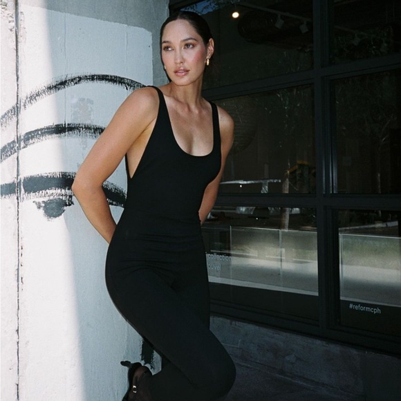 LPA “CATSUIT 23” JUMPSUIT, SZ S BLACK NWT! - Picture 2 of 5